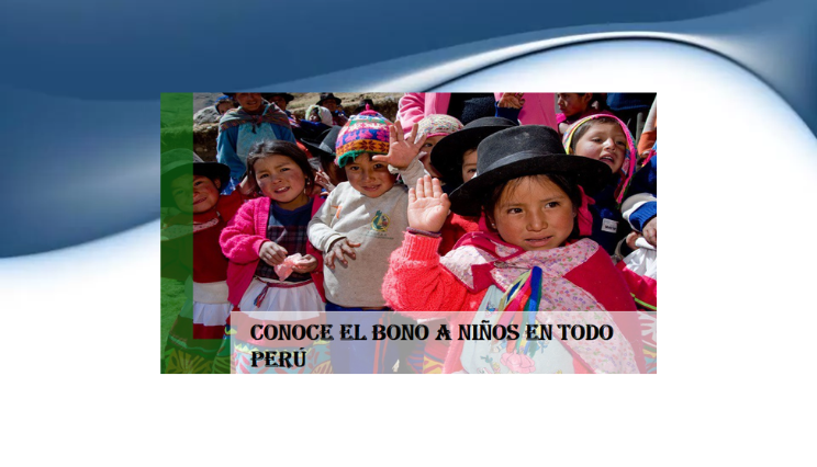 Bono a niños