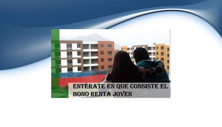 Bono renta joven